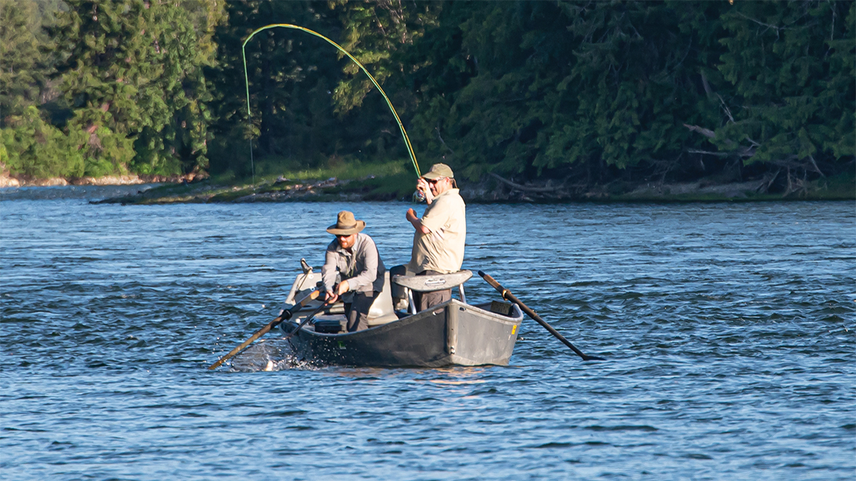 Guided Fly Fishing Drift Boat